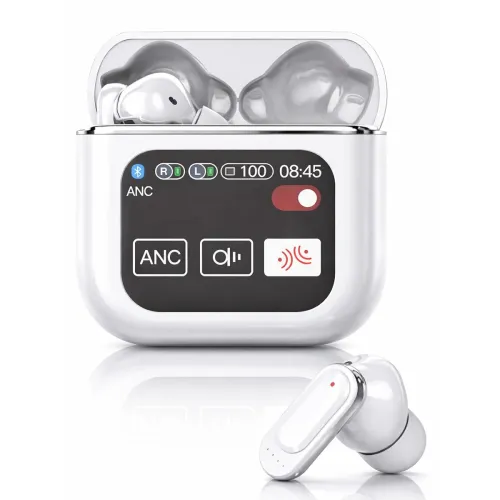 Image of SE-60 Smart Touch Screen Display True Wireless Earbuds 