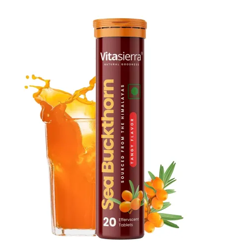 Image of Sea Buckthorn Berry Effervescent Tablets (20 Tablets)