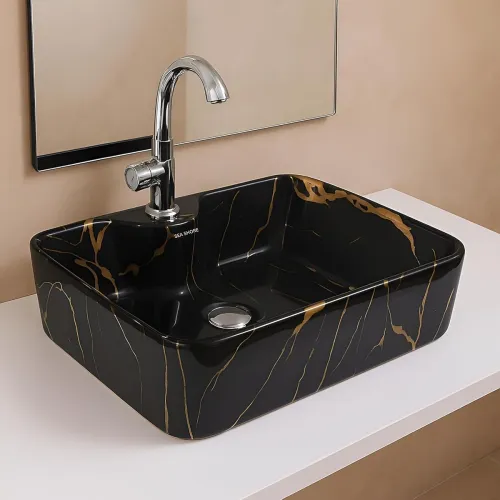Image of SEA SHORE Imported Ceramic Table Top Wash Basin