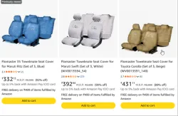 Seat Covers at maximum 92% Discount