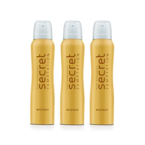 Image of Secret Temptation Mystery Deodorant Combo for Women, Pack of 3 (150ml each)