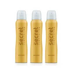Secret Temptation Mystery Deodorant Combo for Women, Pack of 3 (150ml each)