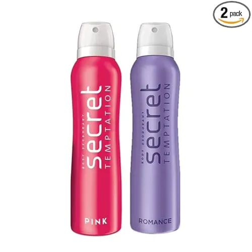 Image of Secret Temptation Romance and Pink Deodorant Combo for Women, Po2