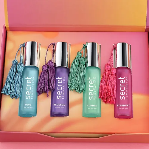 Image of Secret Temptation Luxury Roller Ball Perfume 10ml * pack of 4