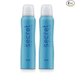 Secret Temptation Play Deodorant 2Pcs (150ml Each)