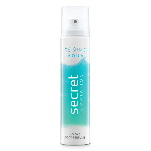Image of Secret Temptation Te Amo Aqua Perfume Body Spray for Women, 120ml,