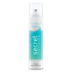 Secret Temptation Te Amo Aqua Perfume Body Spray for Women, 120ml, Refreshing No Gas Fragrance for Office Wear, A Calming Blend of Energy & Hydration