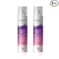 Secret Temptation Te Amo Pearl Perfume Body Floral Spray Combo For Women, Pack Of 2 (120 Ml Each)|No Gas Long Lasting Deodorant Combo