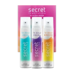 Secret Temptation Te Amo combo (120 ml x 3) Body Spray - For Women (360 ml, Pack of 3)