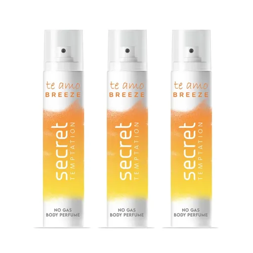 Image of Secret Temptation Te Amo Breeze Perfume Body Spray Pack of 3