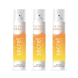 Secret Temptation Te Amo Breeze Perfume Body Spray Pack of 3