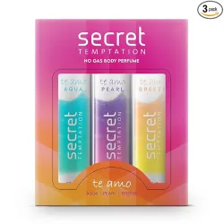 Secret Temptation Te Amo No Gas Deos – Pack of 3 (Aqua, Breeze, Pearl)