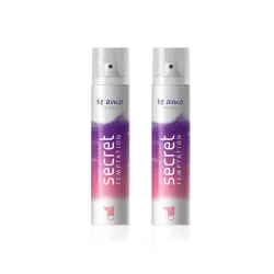 Secret Temptation Te Amo Pearl Perfume Body Floral Spray Combo For Women, Pack Of 2 (120 Ml Each) | No Gas Long Lasting Deodorant Combo