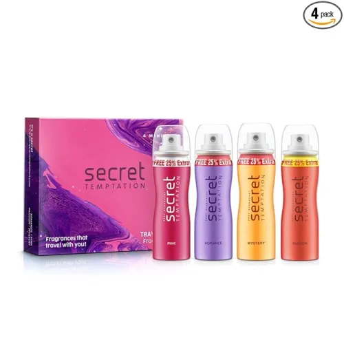 Image of Secret Temptation Travel Pack Mini Deodorant for Women (Pack of 4)