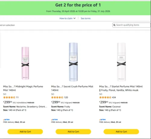 Image of Secret Crush Perfume mist : Get 2 the price of 1