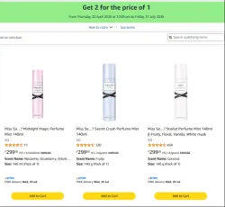 Secret Crush Perfume mist : Get 2 the price of 1