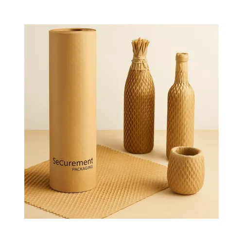 Image of SECUREMENT® Honeycomb paper bubble wrap roll