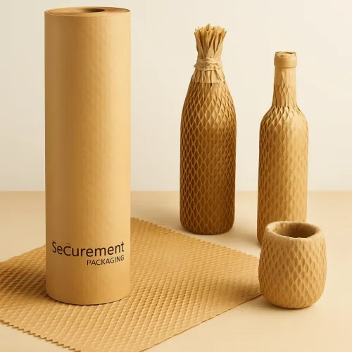 Image of SECUREMENT® Honeycomb paper bubble wrap roll