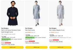 See Designs Kurtas at minimum 80% Discount