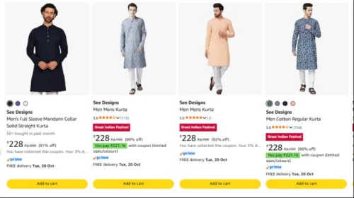 Image of See Designs Kurtas at minimum 86% Discount