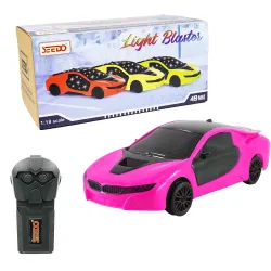 SEEDO Pink LED Remote Racing Car