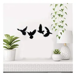 Sehaz Artworks bedroom decoration 4 Flying Birds Plaque Sign