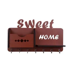 Sehaz Artworks Key Holder for Home Decor Stylish | Key Hangers for Wall | Mobile Holder for Wall | Key Stand | Key Chain