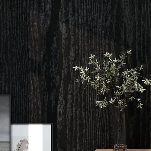 Image of Self-Adhesive Wood Contact Paper for Cabinets Peel and Stick Grain Removable