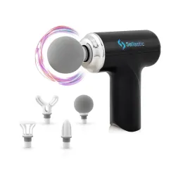 SELLASTIC Forge Gun Massager for Body Pain | Mini Body Massage Gun for Deep Tissue, Muscle & Pain Relief | Handheld, Bat