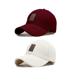 SELLORIA Acrylic - Adjustable Unisex Cap - (Pack Of 2)