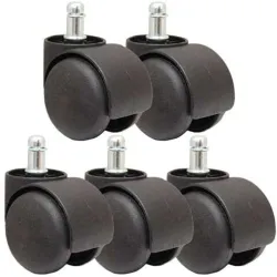 Seltos Heavy Duty Office Chair Caster Wheels (Set of 5)