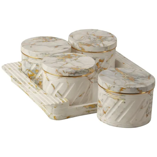 Image of Selvel Airtight Dry Fruit Tray Set – 4 pcs, 430ml