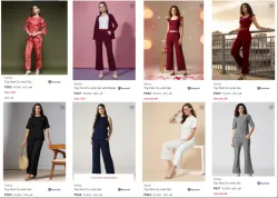 Selvia Women's Co-ords Set up to 88% Discount