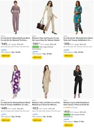 Selvia Womens Co-ord Set @ Starting ₹349