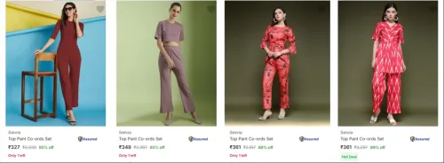 Image of Selvia Women's Co-Ords Set upto 89% Discount