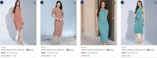 Image of Selvia Women's Dresses at minimum 74% Discount