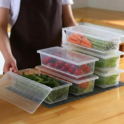 Image of Senego Pack of 6 Fridge Storage Boxes