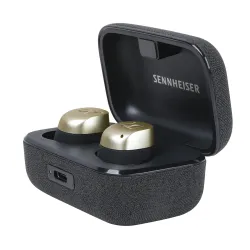 Sennheiser Momentum True Wireless 4 Earbuds,TrueResponse Drivers, Lossless Audio, Auracast, Adaptive ANC, Anti‑Wind + Transparency Modes, 30 Hrs Battery, Qi Fast Charge, 6‑Mics, 1Y Warranty,...