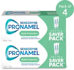 Sensodyne Pronamel Enamel Care paste with Cavity Protection & Fresh Breath Daily Protection 4x70g Toothpaste (280 g, Pac