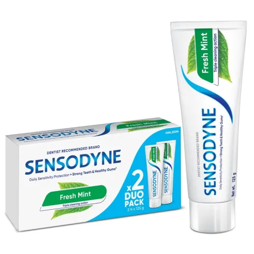 Image of Sensodyne Toothpaste Fresh Mint|Daily Sensitivity Relief Tooth Paste Combo Pack
