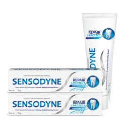 Sensodyne Toothpaste Repair and Protect | Tooth Paste for Daily Sensitivity Protection, Long-lasting Relief | Combo Pack