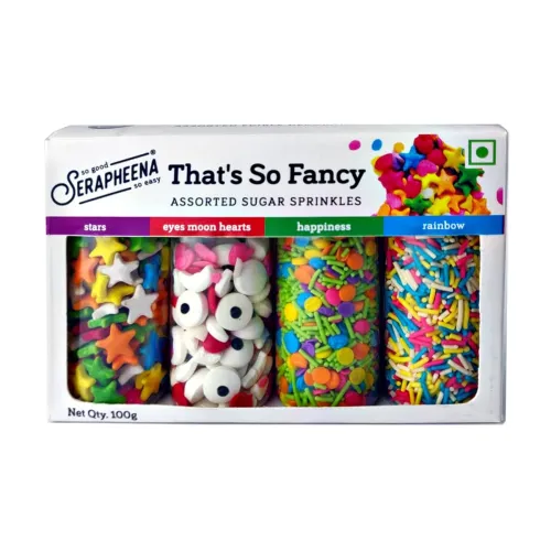 Image of Serapheena Sugar Sprinkles - That's So Fancy, 100g | Cakes and Cupcakes Decoration Kit