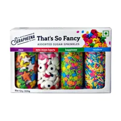 Serapheena Sugar Sprinkles - Thats So Fancy, 100g | Cakes and Cupcakes Decoration Kit