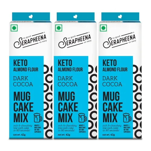 Image of Serapheena Keto Dark Cocoa Mug Cake Mix Pack of 3