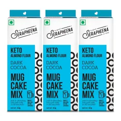 Serapheena Keto Dark Cocoa Mug Cake Mix Pack of 3