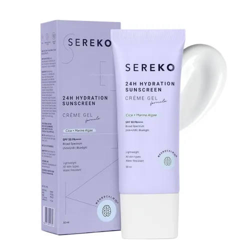 Image of SEREKO Sunscreen SPF 50 PA++++ Crème Gel All Skin Types – 50ml