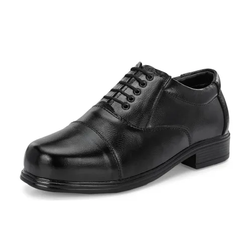 Image of Server Men's Oxford Shoe || Uniform Dress Shoe || Black Formal Shoes || Office Shoes Hand Made || Police Shoes Leather L