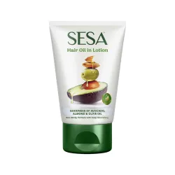 SESA Hair Oil In Lotion 100Ml Non-Sticky Oil Replacement & Leave-In Hair Lotion Bhringraj & 17 Ayurvedic Herbs With Nour