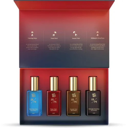 Image of SET WET AM/PM Gift Set 4x20 ml Premium Scent with Long 