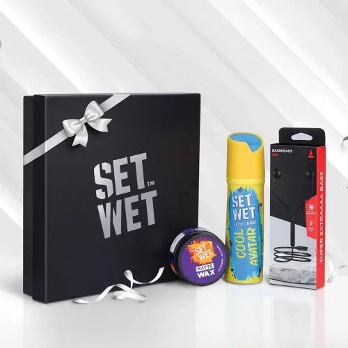 Image of SET WET Combo: Matte Wax + Cool Deo + Earphones (3 Items) 